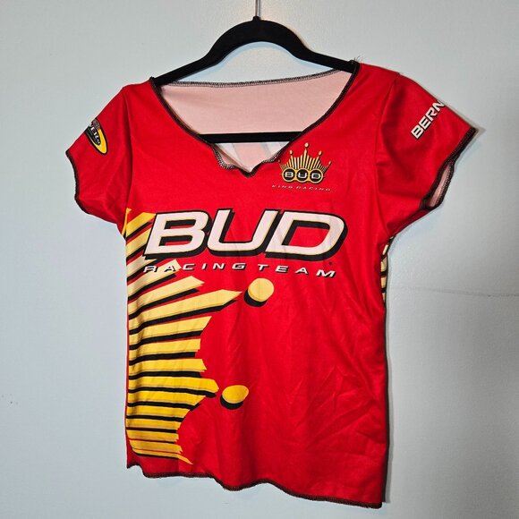 Outer Circle Motor Sportwear Bud Racing Shirt Bernstein NHRA Drag Racing Size M - Picture 1 of 7